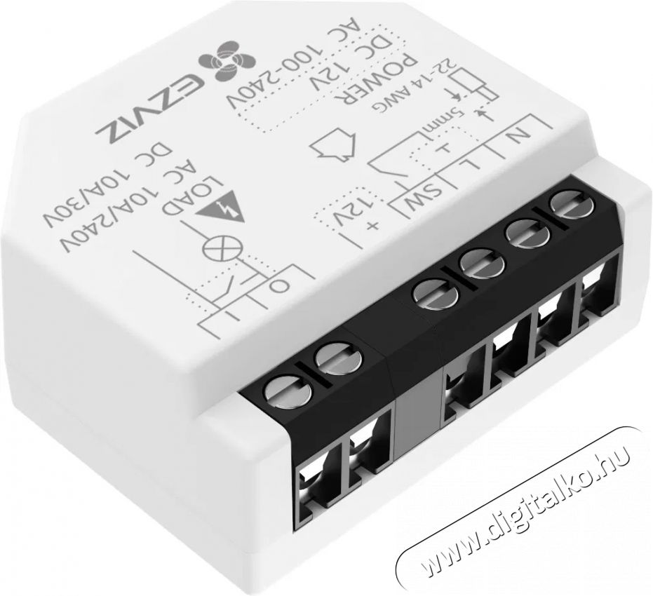 Ezviz Wi-Fi T35-R100-WD (Matter) H&aacute;ztart&aacute;s / Otthon / K&uuml;lt&eacute;r - Okos otthon - Kieg&eacute;sz&iacute;tő - 522622