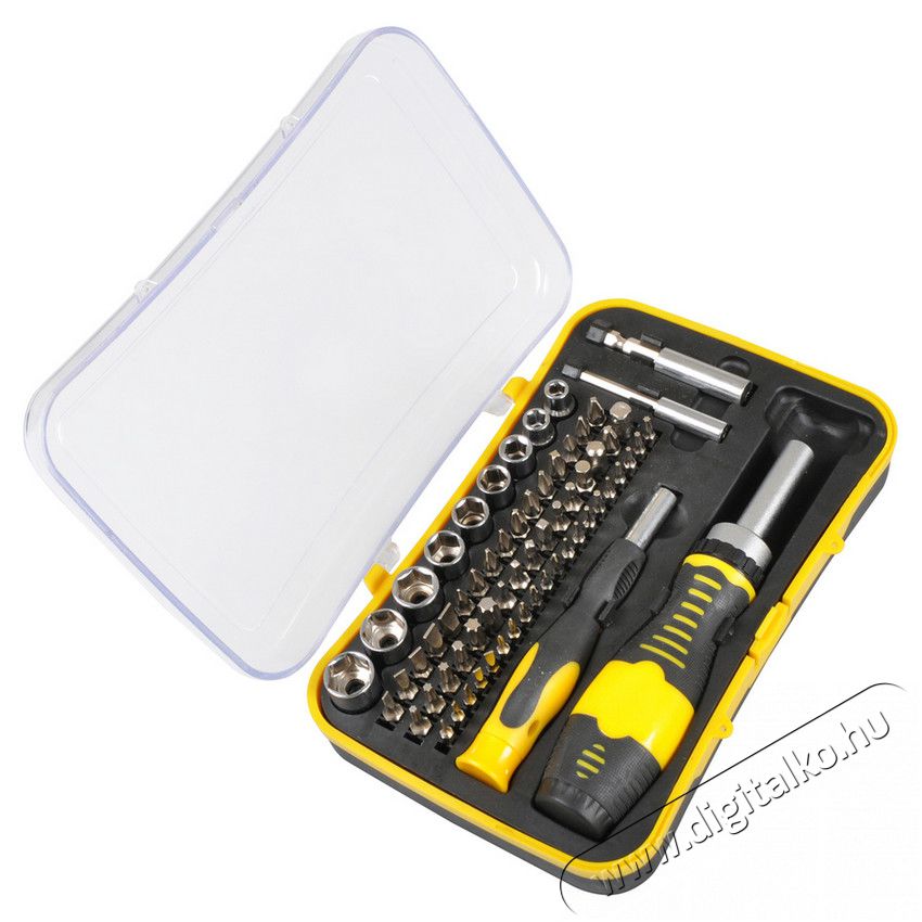 Fieldmann FDS 1005-65R csavarh&uacute;z&oacute; bitk&eacute;szlettel, 65 db-os H&aacute;ztart&aacute;s / Otthon / K&uuml;lt&eacute;r - Szersz&aacute;m - Csavarh&uacute;z&oacute; / kulcs / f&uacute;r&oacute; / szersz&aacute;m k&eacute;szlet - 277712