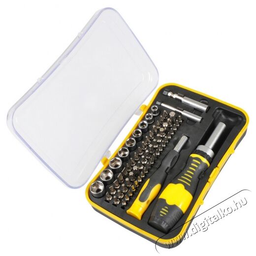 Fieldmann FDS 1005-65R csavarh&uacute;z&oacute; bitk&eacute;szlettel, 65 db-os H&aacute;ztart&aacute;s / Otthon / K&uuml;lt&eacute;r - Szersz&aacute;m - Csavarh&uacute;z&oacute; / kulcs / f&uacute;r&oacute; / szersz&aacute;m k&eacute;szlet - 277712