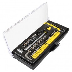 Fieldmann FDS 1009-41R T- csavarhúzó bitekkel és dugókulcsokkal Háztartás / Otthon / Kültér - Szerszám - Csavarhúzó / kulcs / fúró / szerszám készlet - 278188