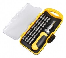 Fieldmann FDS 1011-22R bit k&eacute;szlet H&aacute;ztart&aacute;s / Otthon / K&uuml;lt&eacute;r - Szersz&aacute;m - Csavarh&uacute;z&oacute; / kulcs / f&uacute;r&oacute; / szersz&aacute;m k&eacute;szlet - 282767