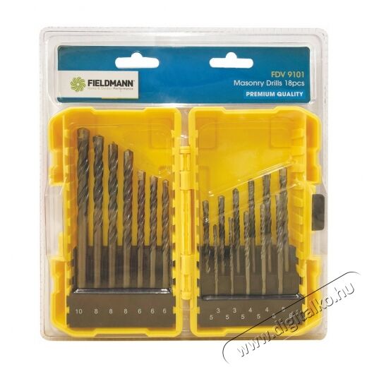 Fieldmann FDV 9101 f&uacute;r&oacute;sz&aacute;r k&eacute;szlet 18db H&aacute;ztart&aacute;s / Otthon / K&uuml;lt&eacute;r - Szersz&aacute;m - Csavarh&uacute;z&oacute; / kulcs / f&uacute;r&oacute; / szersz&aacute;m k&eacute;szlet - 351791