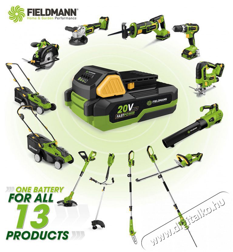 Fieldmann FDUK 70305-0 20V k&ouml;rfűr&eacute;sz H&aacute;ztart&aacute;s / Otthon / K&uuml;lt&eacute;r - Szersz&aacute;m - K&ouml;r / dekop&iacute;r / sz&uacute;r&oacute; fűr&eacute;sz - 376040
