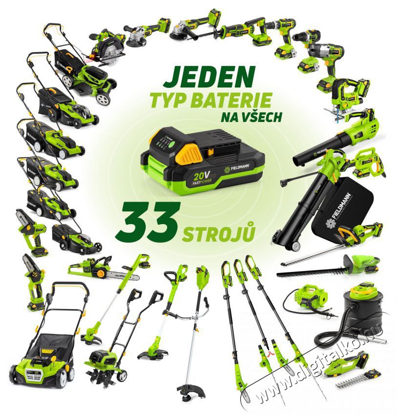 Fieldmann FDUB 70215-0 20V Sarokcsiszol&oacute; H&aacute;ztart&aacute;s / Otthon / K&uuml;lt&eacute;r - Szersz&aacute;m - Csiszol&oacute; g&eacute;p - 495068