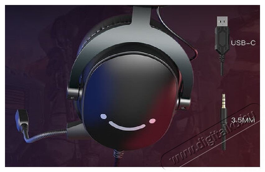 FIFINE H9P Audio-Video / Hifi / Multim&eacute;dia - F&uuml;l &eacute;s Fejhallgat&oacute;k - Fejhallgat&oacute; mikrofonnal / headset - 518709