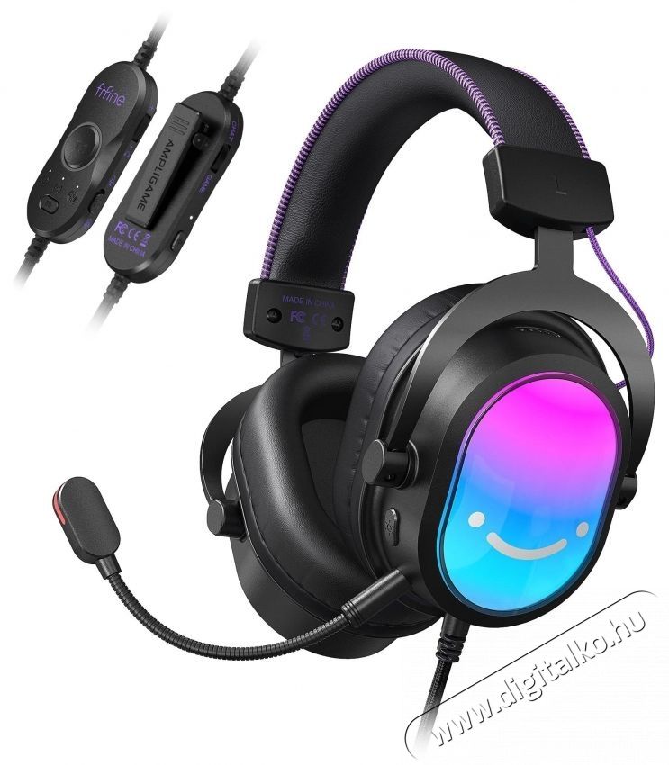 FIFINE H16 gamer fejhallgat&oacute; Audio-Video / Hifi / Multim&eacute;dia - F&uuml;l &eacute;s Fejhallgat&oacute;k - Fejhallgat&oacute; mikrofonnal / headset - 535203