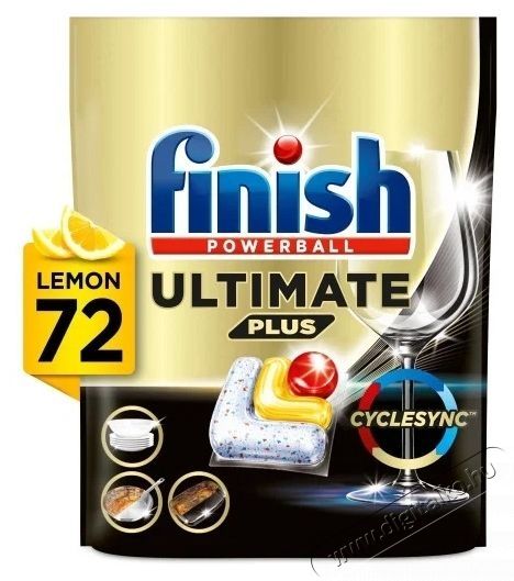 Finish Finish Ultimate Plus All in 1 Lemon, 72 db H&aacute;ztart&aacute;s / Otthon / K&uuml;lt&eacute;r - Tiszt&iacute;t&oacute; / mos&oacute; - Tiszt&iacute;t&oacute;szer - 537803