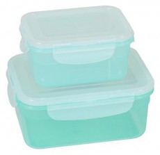 FLAIR 81012 Click&Fresh 1,1L/0,5L 2db-os smaragdzöld ételtároló doboz Háztartás / Otthon / Kültér - Lakásfelszerelés - Tároló - 508423