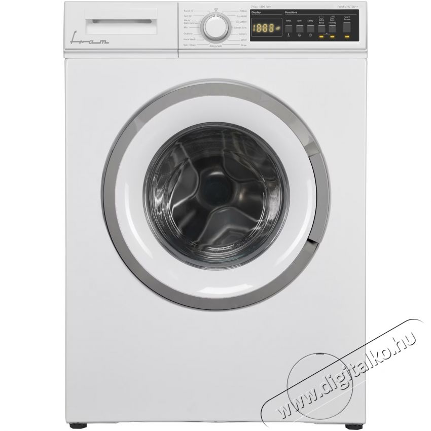 FRAM FWM-V712T2D+++ Mos&oacute;g&eacute;p H&aacute;ztart&aacute;s / Otthon / K&uuml;lt&eacute;r - Mos&oacute;g&eacute;p / sz&aacute;r&iacute;t&oacute;g&eacute;p - El&ouml;lt&ouml;ltős norm&aacute;l (60cm-ig) mos&oacute;g&eacute;p - 535209