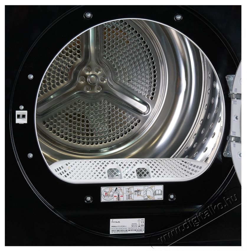FRAM FHPD-V8T2BKA++ Hőszivatty&uacute;s sz&aacute;r&iacute;t&oacute;g&eacute;p, 8 kg, LED kijelző, Dob vil&aacute;g&iacute;t&aacute;s, K&eacute;sleltetett ind&iacute;t&aacute;s, Gyűrőd&eacute;sg&aacute;tl&oacute;, A+/E energiaoszt&aacute;ly, Fekete H&aacute;ztart&aacute;s / Otthon / K&uuml;lt&eacute;r - Mos&oacute;g&eacute;p / sz&aacute;r&iacute;t&oacute;g&eacute;p - Sz&aacute;r&iacute;t&oacute;g&eacute;p - 536599
