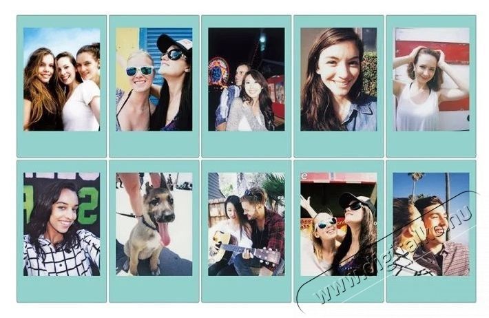 FujiFilm Instax mini blue Frame film, 10 db fot&oacute;hoz Fot&oacute;-Vide&oacute; kieg&eacute;sz&iacute;tők - Egy&eacute;b fot&oacute;-vide&oacute; kieg&eacute;sz&iacute;tő - Egy&eacute;b - 537821