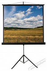 FUNSCREEN Tripod 1:1 160cm&times;160cm hordozhat&oacute; 3 l&aacute;b&uacute; &aacute;llv&aacute;nyos vet&iacute;tőv&aacute;szon - Tv kieg&eacute;sz&iacute;tők - Vet&iacute;tőv&aacute;szon - 480480