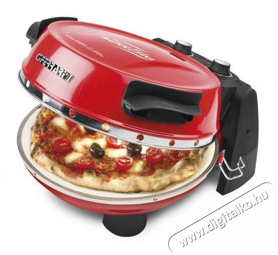 G3 Ferrari G10032 EVO elektromos pizzas&uuml;tő - piros Konyhai term&eacute;kek - Konyhai kisg&eacute;p (s&uuml;t&eacute;s / főz&eacute;s / hűt&eacute;s / &eacute;telk&eacute;sz&iacute;t&eacute;s) - Kontakt grill s&uuml;tő / s&uuml;tőlap - 352669