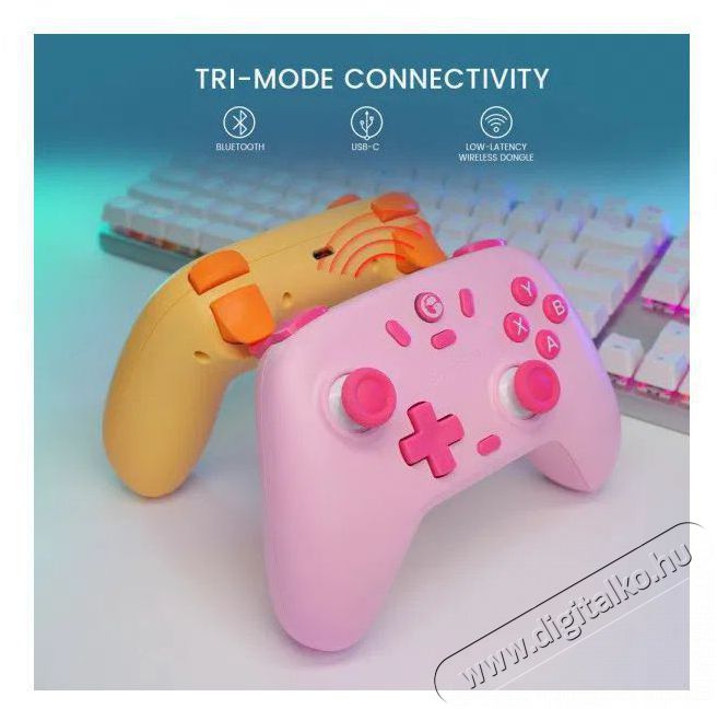 GameSir Nova Lite Multiplatform Gaming Controller - Gold Yellow Iroda &eacute;s sz&aacute;m&iacute;t&aacute;stechnika - J&aacute;t&eacute;k konzol - Kontroller - 528949