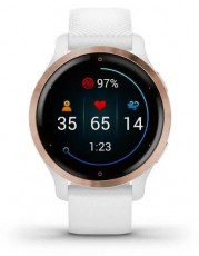 Garmin Venu 2S rózsa arany fehér szíjas okosóra Mobil / Kommunikáció / Smart - Okos eszköz - Okosóra - 452108