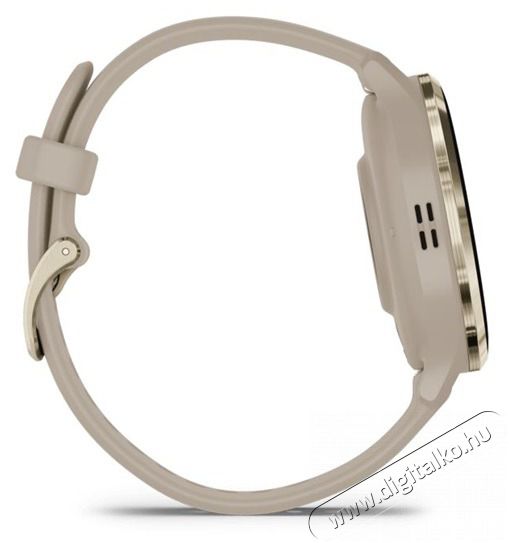 Garmin Venu 3S francia sz&uuml;rke-kr&eacute;marany, szilikon sz&iacute;jjal okos&oacute;ra Mobil / Kommunik&aacute;ci&oacute; / Smart - Okos eszk&ouml;z - Okos&oacute;ra - 508868