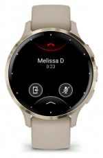 Garmin Venu 3S francia sz&uuml;rke-kr&eacute;marany, szilikon sz&iacute;jjal okos&oacute;ra Mobil / Kommunik&aacute;ci&oacute; / Smart - Okos eszk&ouml;z - Okos&oacute;ra - 508868