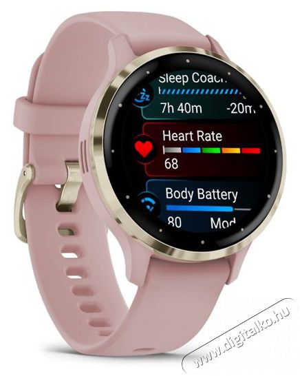Garmin Venu 3S r&oacute;zsa kr&eacute;marany, szilikon sz&iacute;jjal okos&oacute;ra Mobil / Kommunik&aacute;ci&oacute; / Smart - Okos eszk&ouml;z - Okos&oacute;ra - 508869
