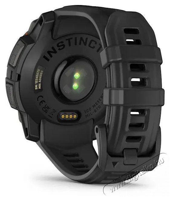 Garmin Instinct 3 45mm Solar, fekete Mobil / Kommunik&aacute;ci&oacute; / Smart - Okos eszk&ouml;z - Okos&oacute;ra - 522724