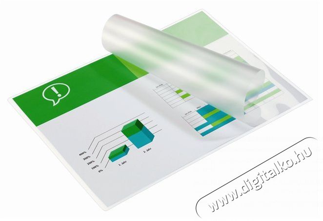 GBC Meleglamin&aacute;l&oacute; f&oacute;lia, 75 mikron, A4, f&eacute;nyes, Iroda &eacute;s sz&aacute;m&iacute;t&aacute;stechnika - Pap&iacute;r kezelő term&eacute;k - Lamin&aacute;l&oacute; f&oacute;lia - 484193