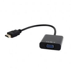 Gembird HDMI v1.4 -VGA adapter + audio port Fekete Iroda &eacute;s sz&aacute;m&iacute;t&aacute;stechnika - Sz&aacute;m&iacute;t&oacute;g&eacute;p tartoz&eacute;k - Vga monitor k&aacute;bel - 461476