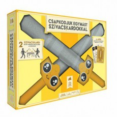 GÉMKER-GÉMKLUB Csapkodjuk egymást szivacskardokkal társasjáték Háztartás / Otthon / Kültér - Játék / Sport - Társasjáték - 510846