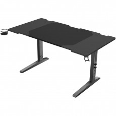 Genesis Holm Modular 140 Gaming asztal, MDF f&eacute;m anyag, &aacute;ll&iacute;that&oacute; magass&aacute;g 70&ndash;90 cm, RGB vil&aacute;g&iacute;t&aacute;s, k&aacute;belrendező, fekete - Iroda &eacute;s sz&aacute;m&iacute;t&aacute;stechnika - Egy&eacute;b sz&aacute;m&iacute;t&aacute;stechnikai term&eacute;k - 534302