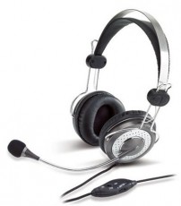 Genius HS-04SU Jack headset - ezüst Audio-Video / Hifi / Multimédia - Fül és Fejhallgatók - Fejhallgató mikrofonnal / headset - 311626