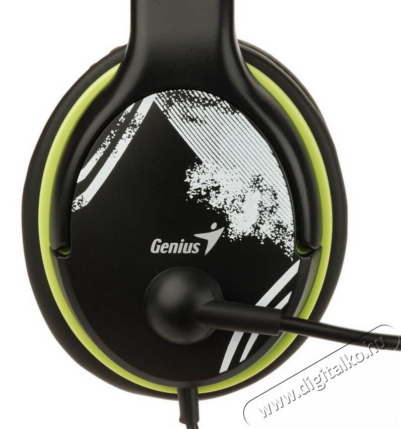 Genius HS-400A jack z&ouml;ld headset Audio-Video / Hifi / Multim&eacute;dia - F&uuml;l &eacute;s Fejhallgat&oacute;k - Fejhallgat&oacute; mikrofonnal / headset - 336360