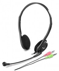 Genius HS-200C Jack headset - fekete Audio-Video / Hifi / Multim&eacute;dia - F&uuml;l &eacute;s Fejhallgat&oacute;k - Fejhallgat&oacute; mikrofonnal / headset - 311629