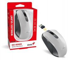 Genius NX-8008S feh&eacute;r-sz&uuml;rke vezet&eacute;k n&eacute;lk&uuml;li eg&eacute;r Iroda &eacute;s sz&aacute;m&iacute;t&aacute;stechnika - Eg&eacute;r - Vezet&eacute;k n&eacute;lk&uuml;li eg&eacute;r - 476769