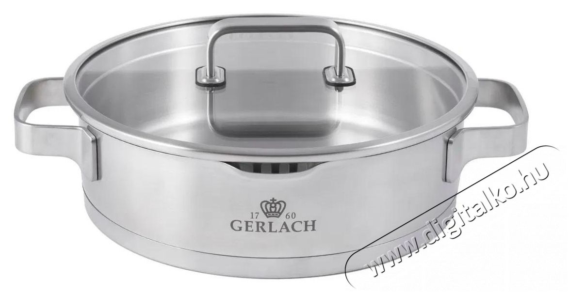 Gerlach PRESTIGE PLUS Rozsdamentes ac&eacute;l főzőed&eacute;nyk&eacute;szlet 10 db Konyhai term&eacute;kek - Ed&eacute;ny - Ed&eacute;ny k&eacute;szlet - 522789