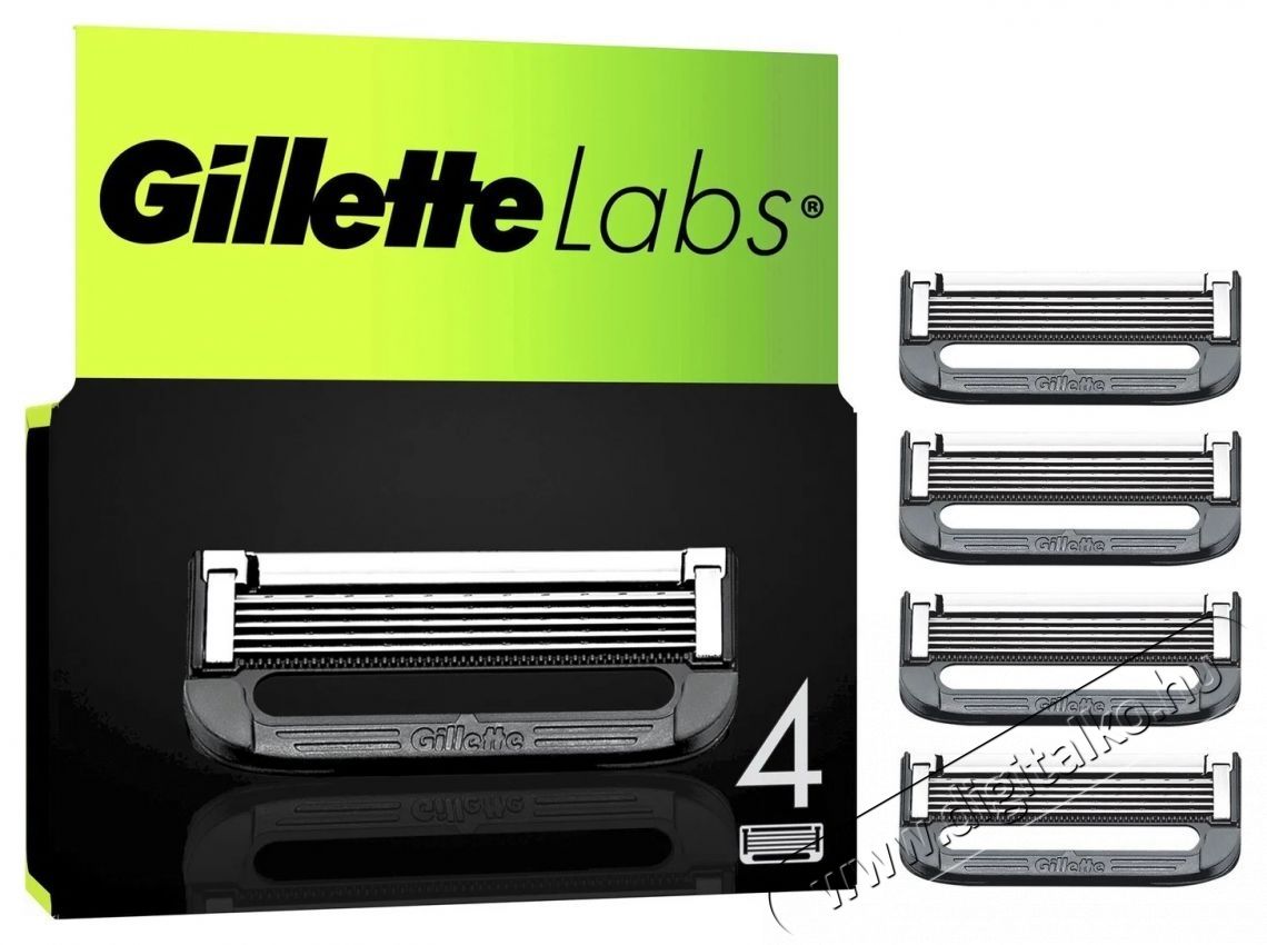 GILLETTE Labs, 4 darab Sz&eacute;ps&eacute;g&aacute;pol&aacute;s / Eg&eacute;szs&eacute;g - Szőrtelen&iacute;tő / borotva - F&eacute;rfi borotva - 537831