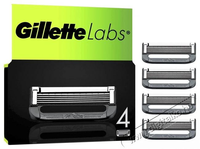 GILLETTE Labs, 4 darab Sz&eacute;ps&eacute;g&aacute;pol&aacute;s / Eg&eacute;szs&eacute;g - Szőrtelen&iacute;tő / borotva - F&eacute;rfi borotva - 537831