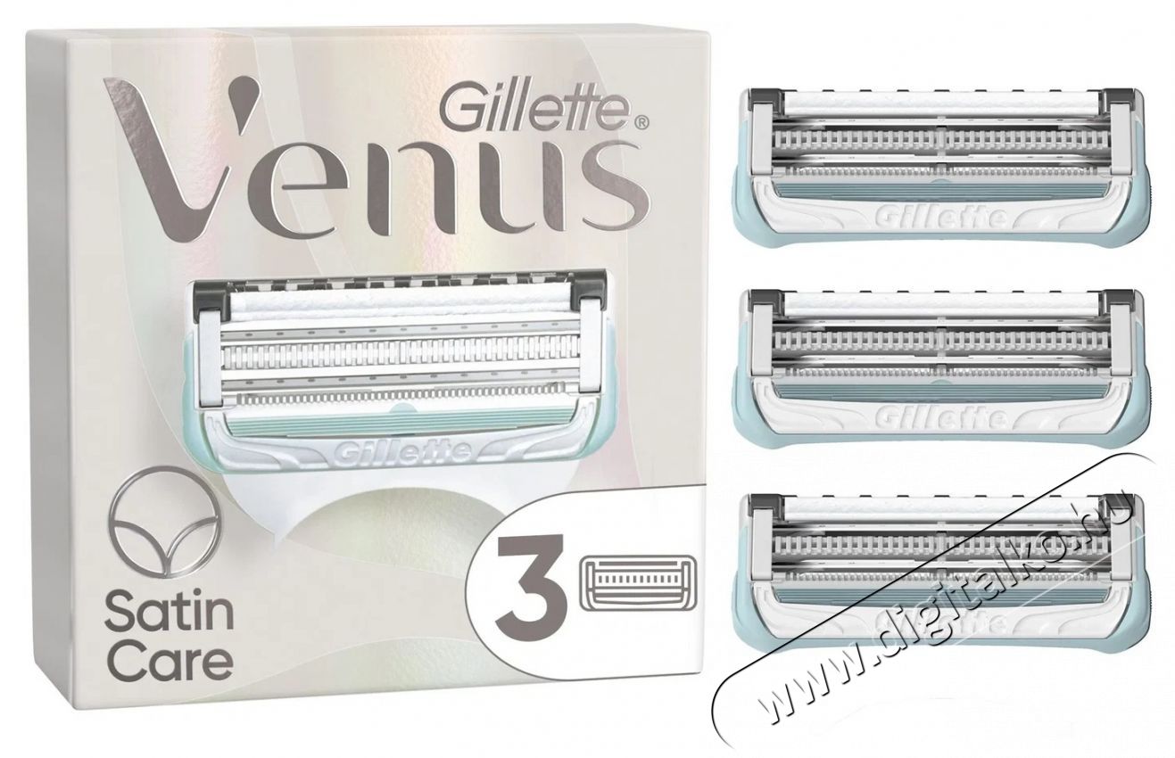 GILLETTE Venus Satin Borotvabet&eacute;t bikinivonal szőrtelen&iacute;t&eacute;shez, 3 db Sz&eacute;ps&eacute;g&aacute;pol&aacute;s / Eg&eacute;szs&eacute;g - Szőrtelen&iacute;tő / borotva - Női szőrtelen&iacute;tő - 537837