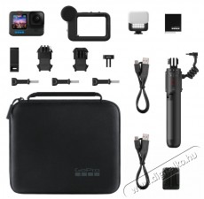 GoPro HERO12 Black Creator EditionHERO12 Black Creator Edition (CHDFB-121-EU) F&eacute;nyk&eacute;pezőg&eacute;p / kamera - Sport kamera - 4K felbont&aacute;s&uacute; - 493817