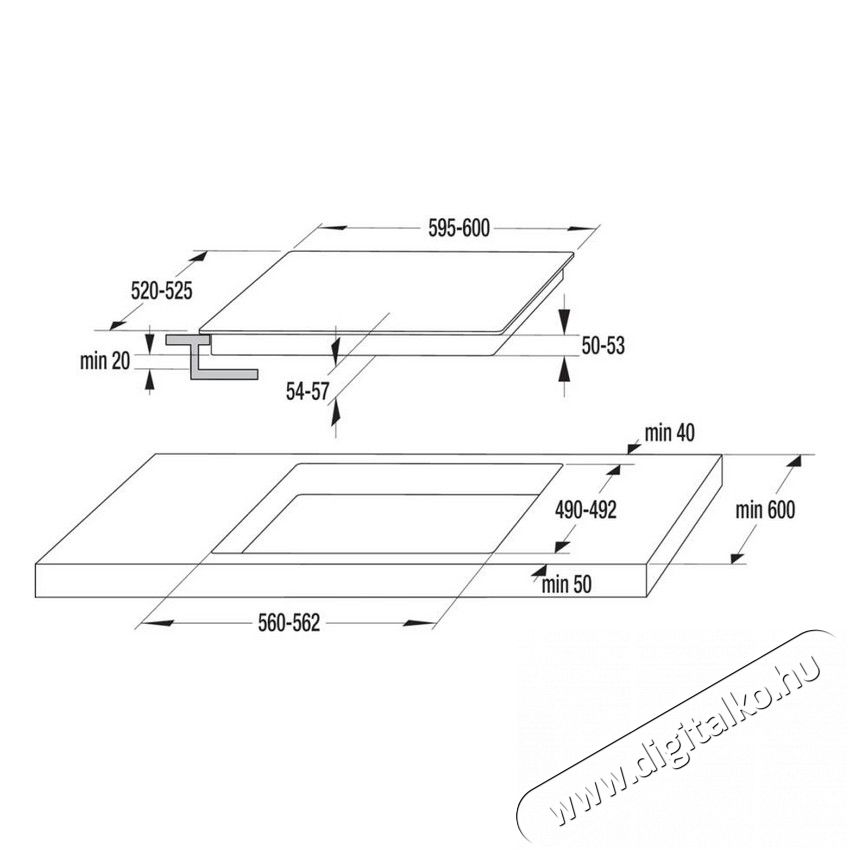 Gorenje ECT644BSC Konyhai term&eacute;kek - S&uuml;tő-főzőlap, tűzhely (be&eacute;p&iacute;thető) - Elektromos főzőlap (be&eacute;p&iacute;thető) - 350183