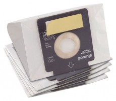 Gorenje GB1PBU 5db papír porzsák, bemeneti motorszűrővel Háztartás / Otthon / Kültér - Porszívó / takarítógép - Porzsák / portartály - 353210