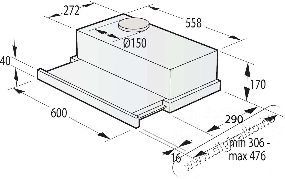 Gorenje TH60E3B be&eacute;p&iacute;thető p&aacute;raelsz&iacute;v&oacute; Konyhai term&eacute;kek - P&aacute;raelsz&iacute;v&oacute; - Be&eacute;p&iacute;thető / kih&uacute;zhat&oacute; - 362213