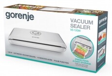 Gorenje VS120W v&aacute;kuumoz&oacute; f&oacute;liahegesztő Konyhai term&eacute;kek - F&oacute;liahegesztő - F&oacute;liahegesztő - 334201