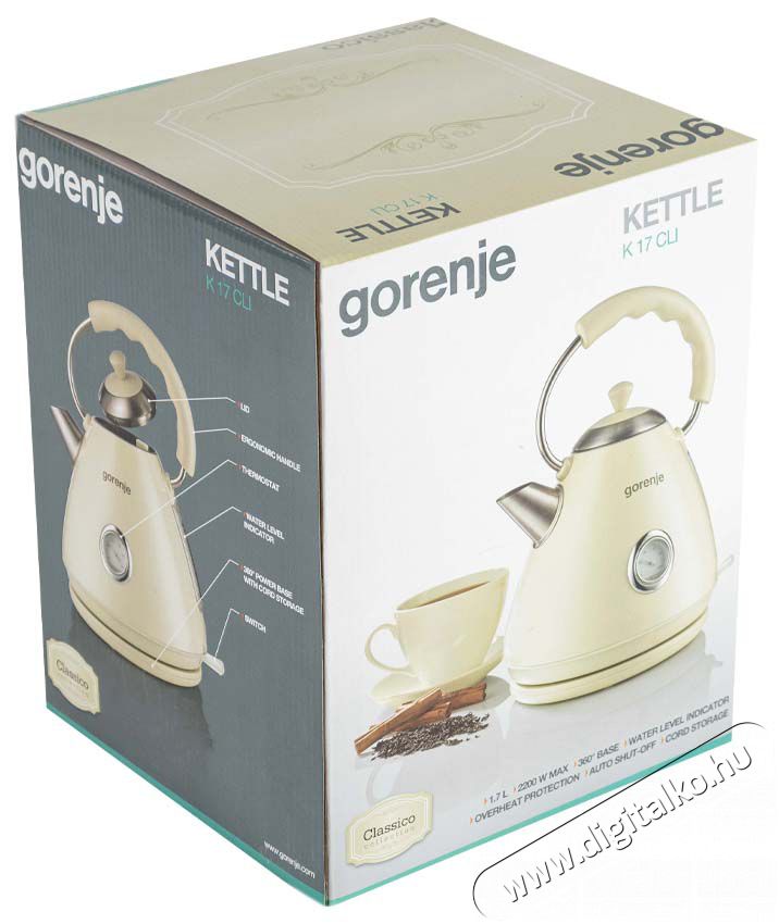 Gorenje K17CLI v&iacute;zforral&oacute; Konyhai term&eacute;kek - V&iacute;zforral&oacute; / teafőző - 314590
