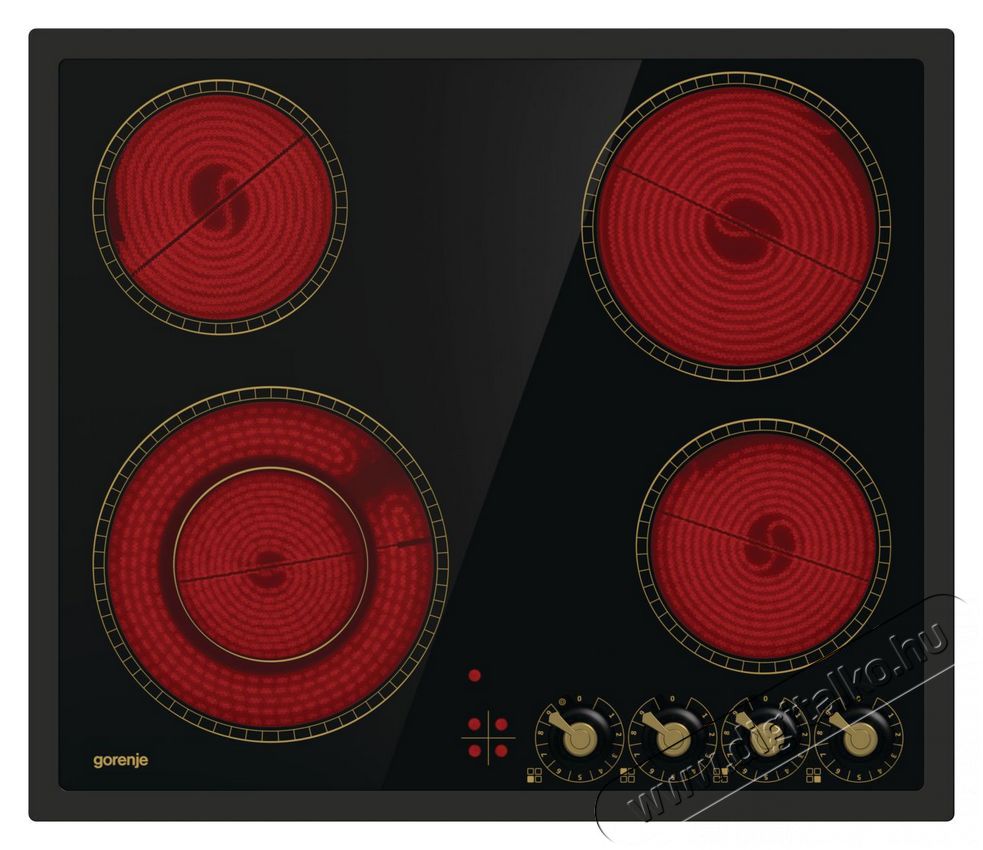 Gorenje EC642CLB &uuml;vegker&aacute;mia főzőlap Konyhai term&eacute;kek - S&uuml;tő-főzőlap, tűzhely (be&eacute;p&iacute;thető) - Elektromos főzőlap (be&eacute;p&iacute;thető) - 353205