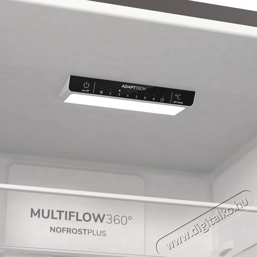 Gorenje NRK6202AXL4 Alulfagyaszt&oacute;s hűtőszekr&eacute;ny Konyhai term&eacute;kek - Hűtő, fagyaszt&oacute; (szabadon&aacute;ll&oacute;) - Alulfagyaszt&oacute;s kombin&aacute;lt hűtő - 372114