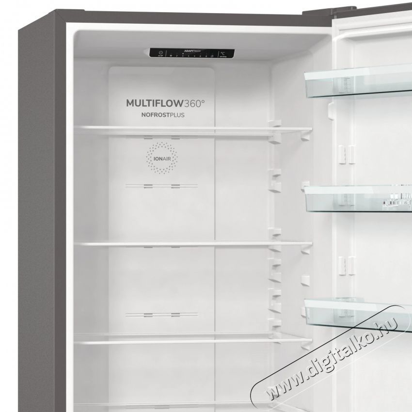 Gorenje NRK6202AXL4 Alulfagyaszt&oacute;s hűtőszekr&eacute;ny Konyhai term&eacute;kek - Hűtő, fagyaszt&oacute; (szabadon&aacute;ll&oacute;) - Alulfagyaszt&oacute;s kombin&aacute;lt hűtő - 372114