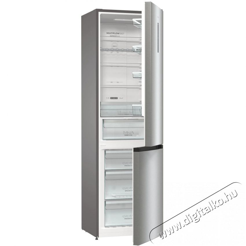 Gorenje NRK6202AXL4 Alulfagyaszt&oacute;s hűtőszekr&eacute;ny Konyhai term&eacute;kek - Hűtő, fagyaszt&oacute; (szabadon&aacute;ll&oacute;) - Alulfagyaszt&oacute;s kombin&aacute;lt hűtő - 372114