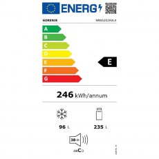 Gorenje NRK6202AXL4 Alulfagyaszt&oacute;s hűtőszekr&eacute;ny Konyhai term&eacute;kek - Hűtő, fagyaszt&oacute; (szabadon&aacute;ll&oacute;) - Alulfagyaszt&oacute;s kombin&aacute;lt hűtő - 372114