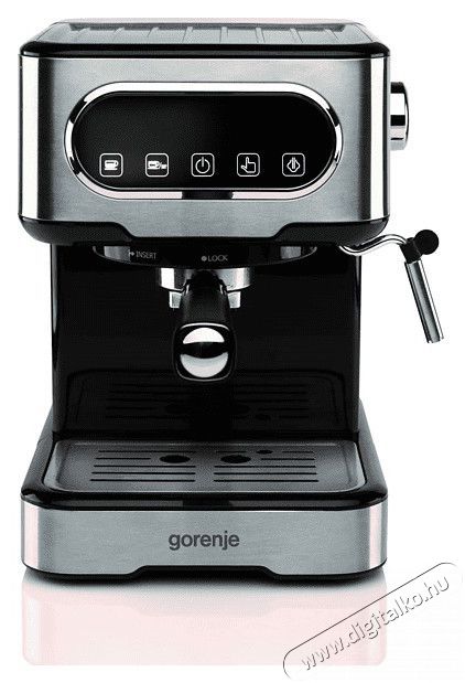 Gorenje ESCM15DBK eszpressz&oacute; k&aacute;v&eacute;főző Konyhai term&eacute;kek - K&aacute;v&eacute;főző / k&aacute;v&eacute;&ouml;rlő / kieg&eacute;sz&iacute;tő - Pressz&oacute; k&aacute;v&eacute;főző - 373091
