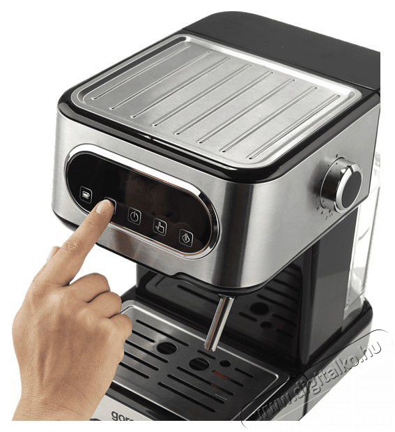 Gorenje ESCM15DBK eszpressz&oacute; k&aacute;v&eacute;főző Konyhai term&eacute;kek - K&aacute;v&eacute;főző / k&aacute;v&eacute;&ouml;rlő / kieg&eacute;sz&iacute;tő - Pressz&oacute; k&aacute;v&eacute;főző - 373091