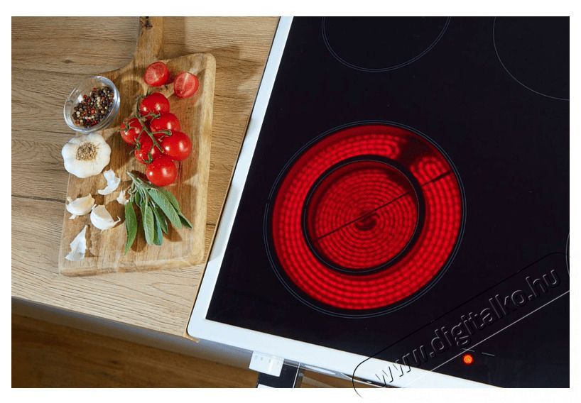 Gorenje GEC5 C41SG Ker&aacute;mialapos Tűzhely Konyhai term&eacute;kek - S&uuml;tő-főzőlap, tűzhely (szabadon&aacute;ll&oacute;) - Elektromos tűzhely (szabadon&aacute;ll&oacute;) - 400164
