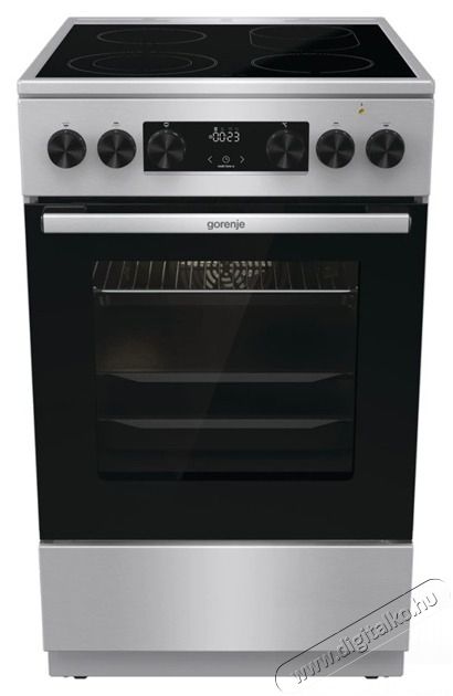 Gorenje GECS5C70XA Elektromos tűzhely Konyhai term&eacute;kek - S&uuml;tő-főzőlap, tűzhely (szabadon&aacute;ll&oacute;) - Elektromos tűzhely (szabadon&aacute;ll&oacute;) - 400178